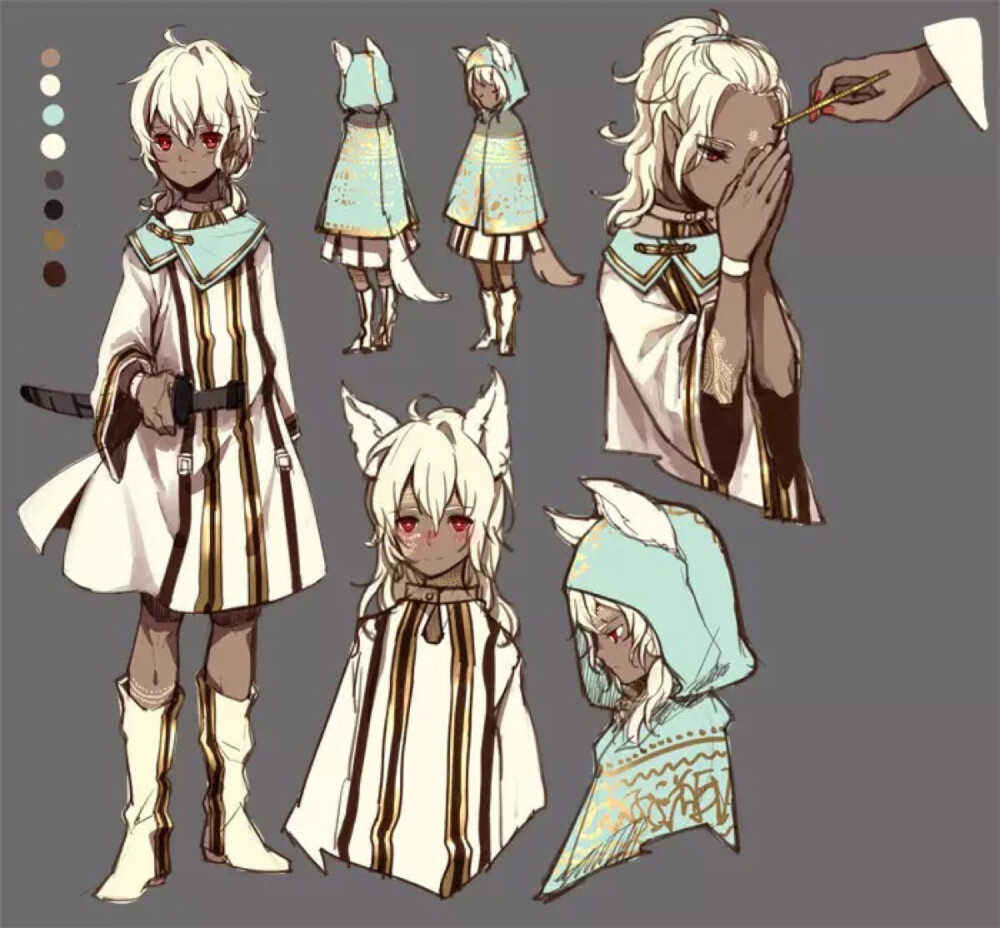 探索动漫角色设计的灵魂 人设、服装与素材的完美融合