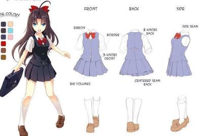 动漫人物服饰设计 从基础结构到个性表达